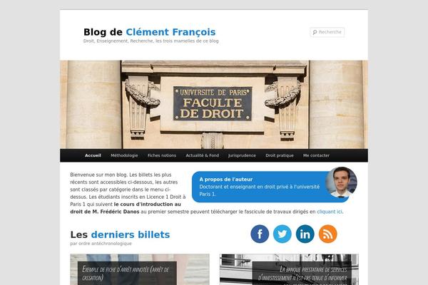 Site using Twenty Eleven Theme Extensions plugin