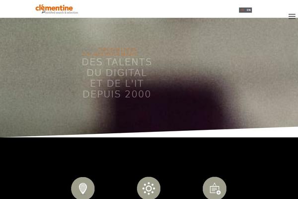 clementine.jobs site used Adjustdesign-child