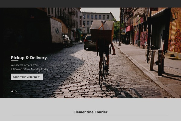 Ergo theme site design template sample