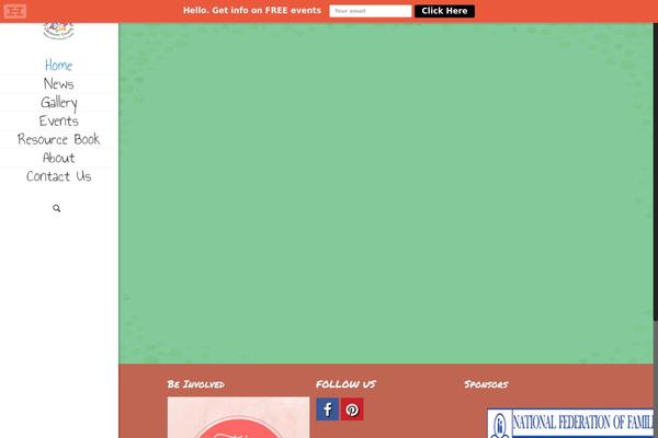 Site using Awesome Social Icons plugin