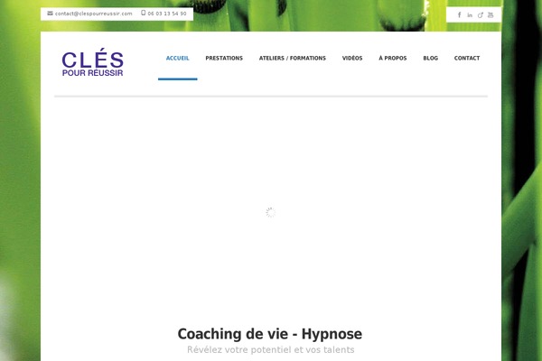 Nomos theme site design template sample