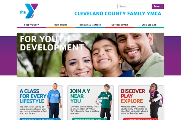 Ymca theme site design template sample