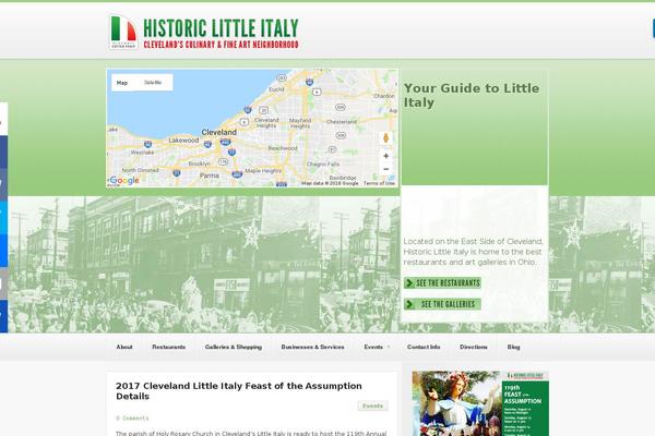 City Guide theme site design template sample