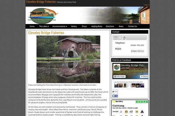 Frontier theme site design template sample