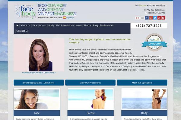 clevensfaceandbody.com site used Breastandbody