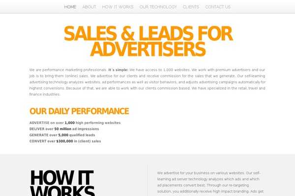 Scroller theme site design template sample