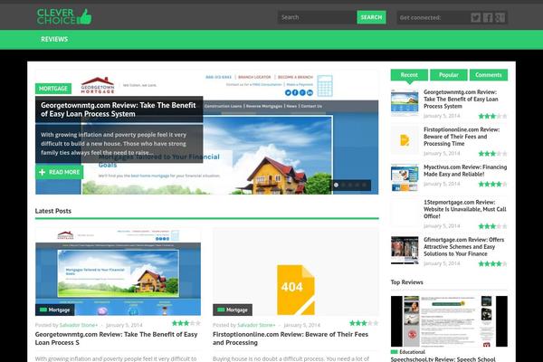 Jono theme site design template sample