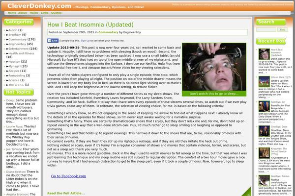 Site using Add Link to Facebook plugin