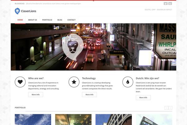 Er Leaf theme site design template sample