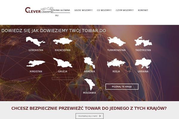 Global Logistics theme site design template sample