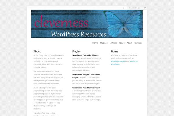 Site using Cleverness To-Do List plugin