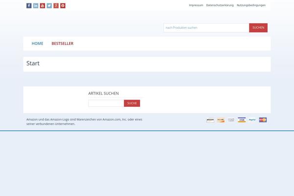 Site using Amz-store plugin