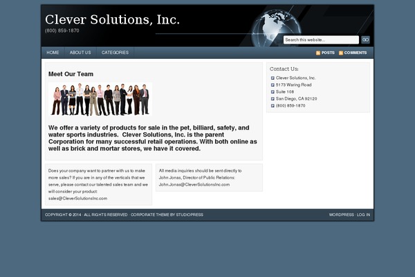 Corporate 2.0 theme site design template sample