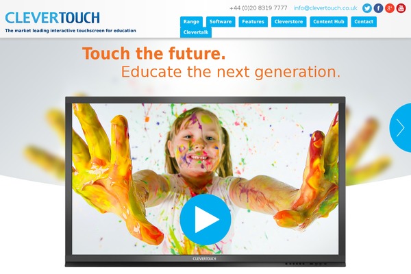 clevertouch.co.uk site used Clevertouch