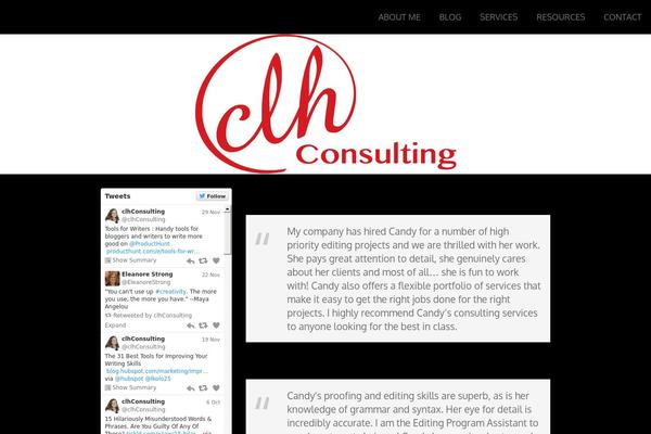 clhconsulting.com site used Tribe Theme