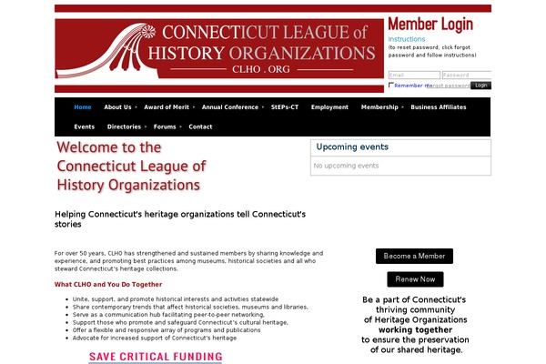 clho.org site used Theme1205