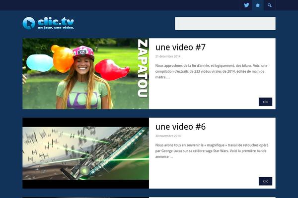 Videoblog theme site design template sample