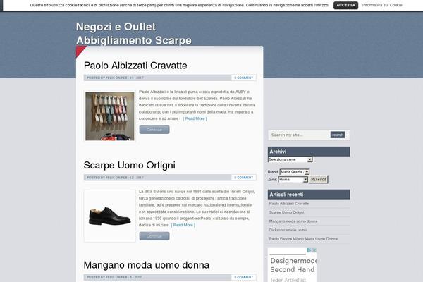 Horcrux theme site design template sample