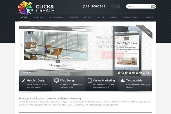 Cold theme site design template sample