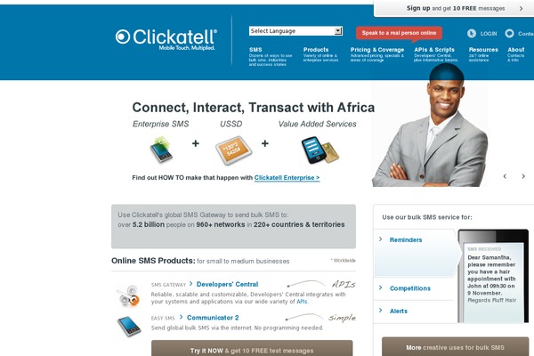 clickatell-child WordPress theme, websites list used clickatell-child theme clickatell-child theme websites examples
