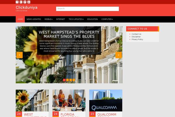 Magic Mag theme site design template sample