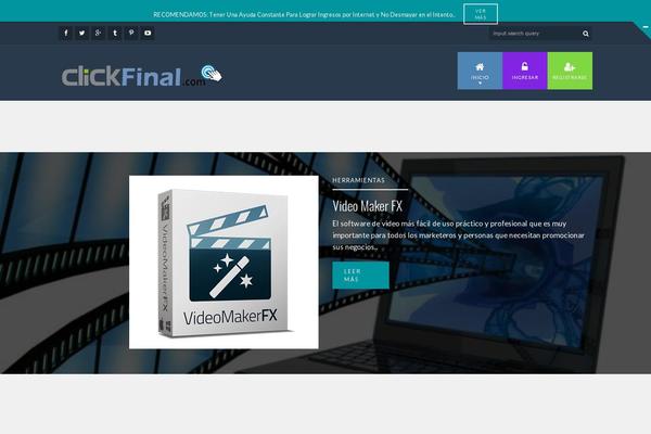 SuperMag theme site design template sample