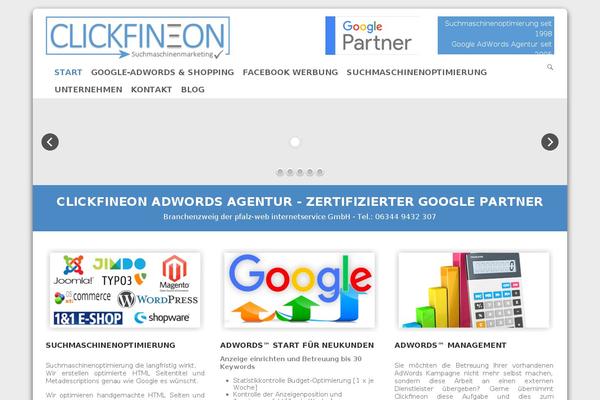 Interface Pro theme site design template sample