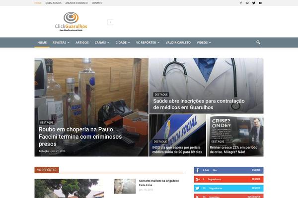 Newspaper Child theme websites examples