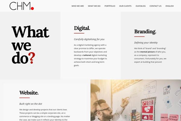 Vangard theme site design template sample