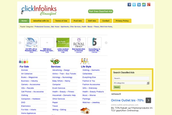 Wpclassifieds theme websites examples