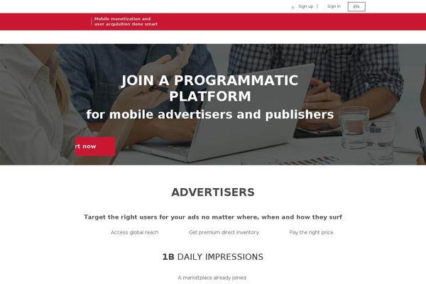 Awaken theme site design template sample