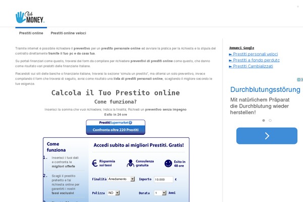 clickmoney.it site used Observe