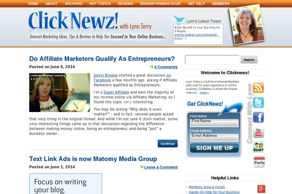 Site using Slickr Flickr plugin