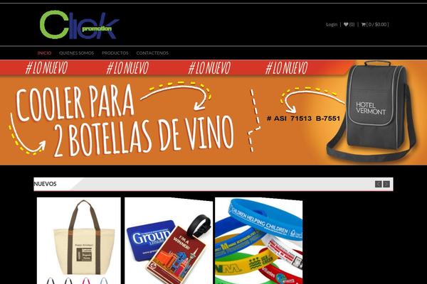 clickpromotionpty.com site used AccessPress Store