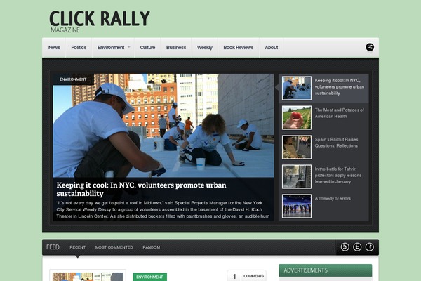 Continuum theme site design template sample