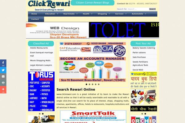 Mb theme site design template sample