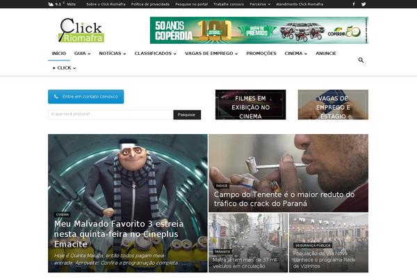 Click theme websites examples
