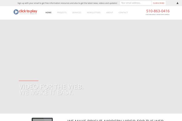 Minimum Pro theme site design template sample
