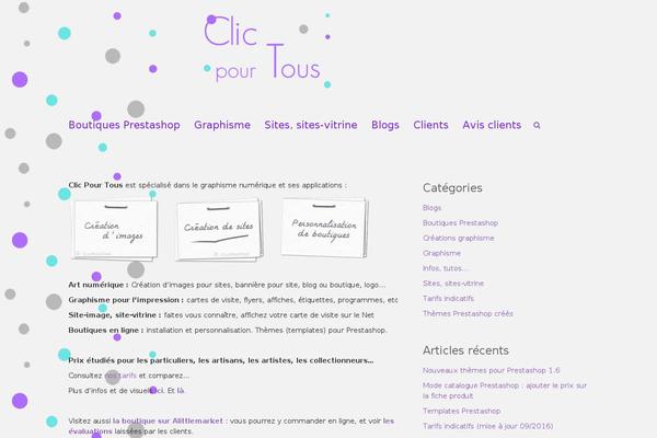 WordPress website example screenshot