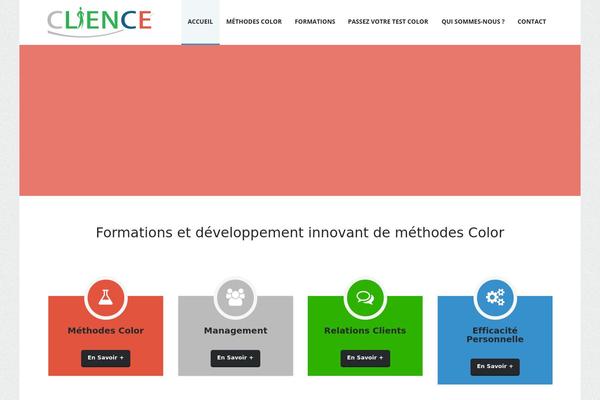 clience.com site used Divi Child