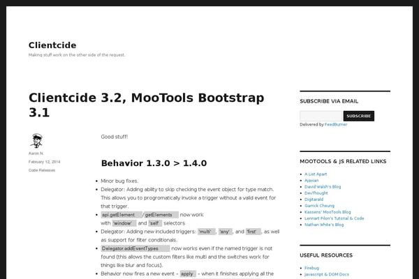 Twenty Sixteen theme site design template sample