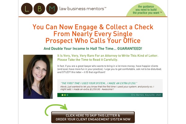 clientengagementsystem.com site used Lbm-sales