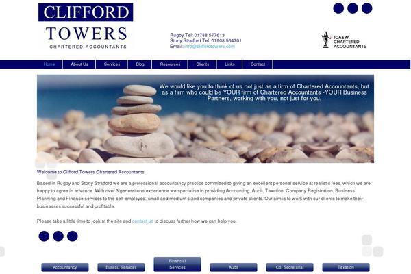 Enterprise Pro theme site design template sample