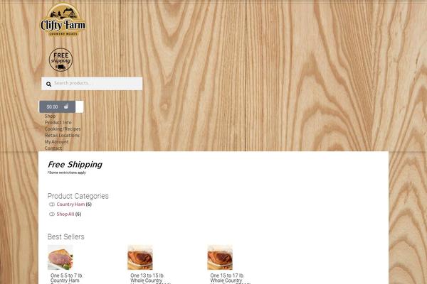 Storefront Child theme site design template sample