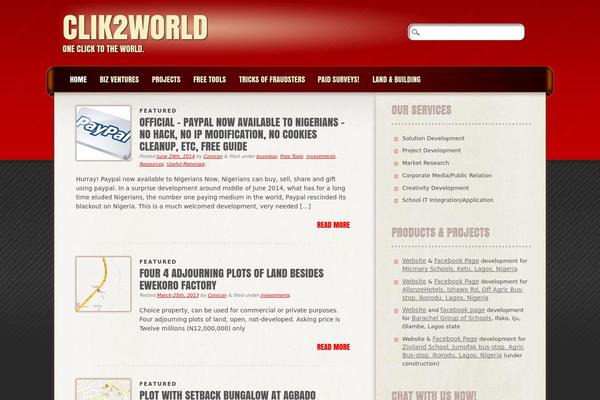 Frantic theme site design template sample