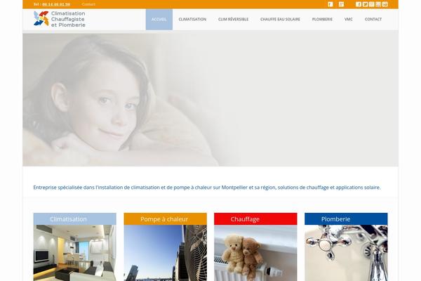 BUILDER theme site design template sample