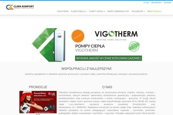 Customizr theme site design template sample