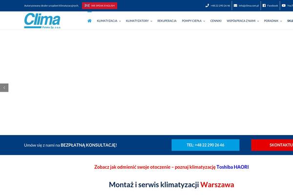 climapolska.com.pl site used Climapolska