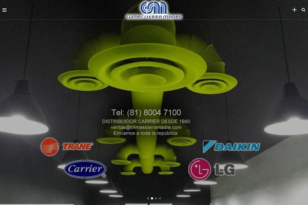 climassierramadre.com site used Mobius