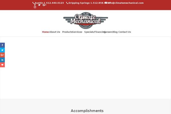climatemechanical.com site used Creativity-flows